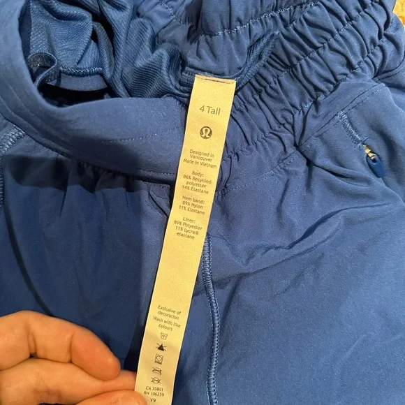 Lululemon Athletica Vibrant Blue Athletic Shorts - Picture 3 of 3